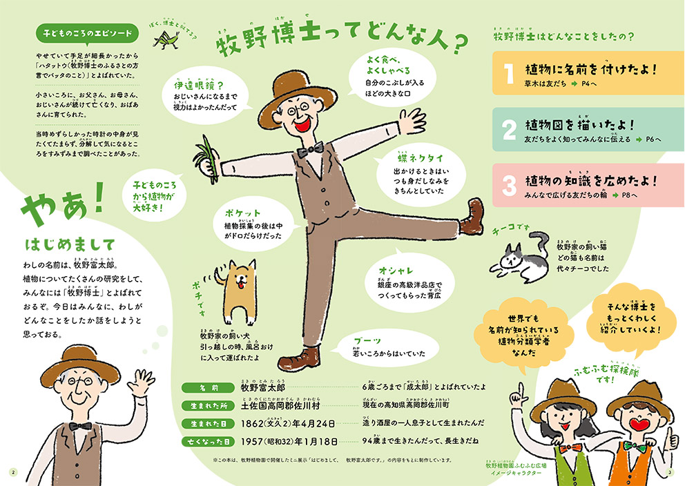 はじめまして牧野富太郎です